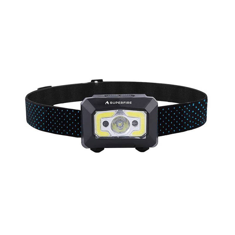 Superfire X30 pandelampe, 340 lm, USB, 5 tilstande, 130 m