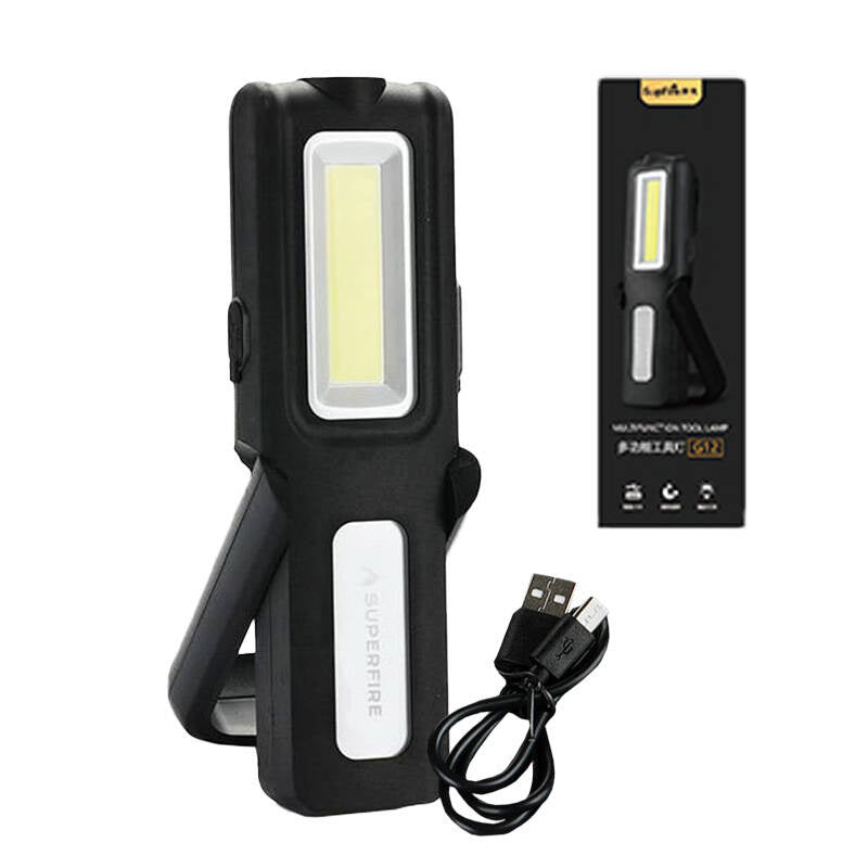 Superfire G12 arbejdslygte, 566lm, USB