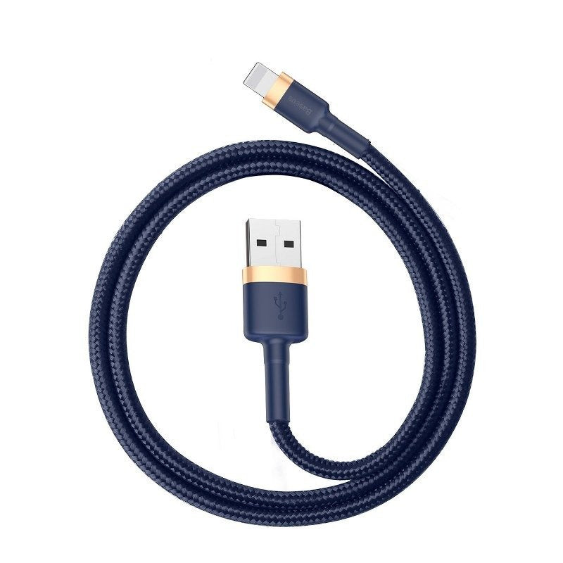 Baseus Cafule Lightning-kabel 1.5A 2m (guld + mørkeblå)