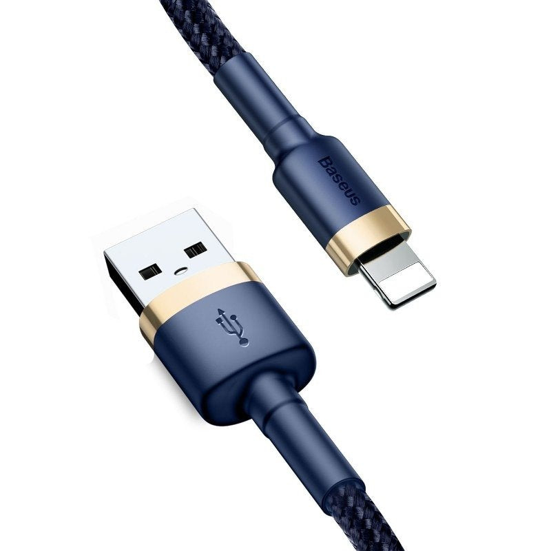 Baseus Cafule Lightning-kabel 1.5A 2m (guld + mørkeblå)