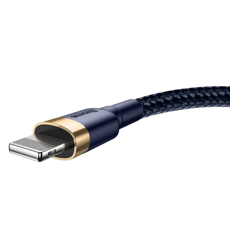 Baseus Cafule Lightning-kabel 1.5A 2m (guld + mørkeblå)