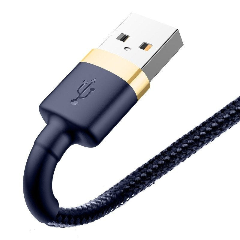 Baseus Cafule Lightning-kabel 1.5A 2m (guld + mørkeblå)