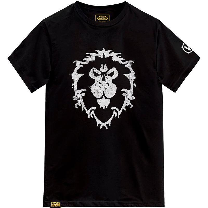 World of Warcraft Alliance Classic T-shirt, farve: sort, størrelse: