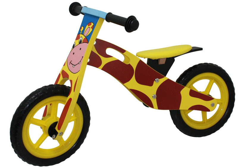 Løbecykel af træ - Giraf
