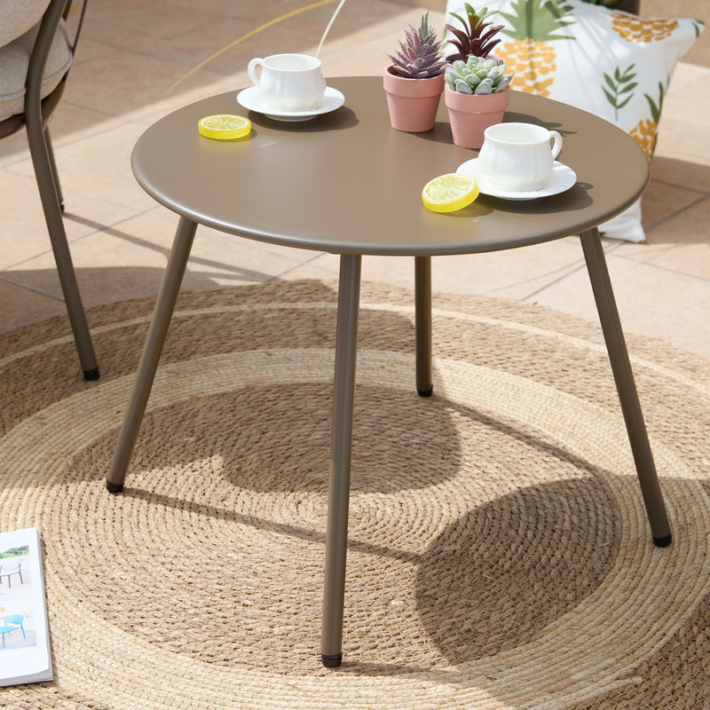AXI Ziva Loungesæt med bord & 2 stole - Taupe/Beige