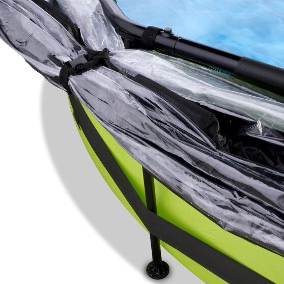Lime Ø360x76cm. pool med dome - EXIT