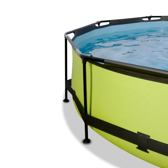 Lime Ø360x76cm. pool med dome - EXIT