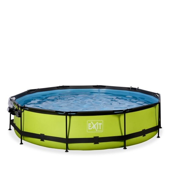 Lime Ø360x76cm. pool med dome - EXIT