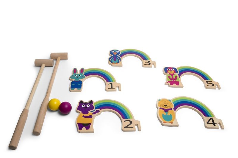 Kroket med regnbuer - BS Toys