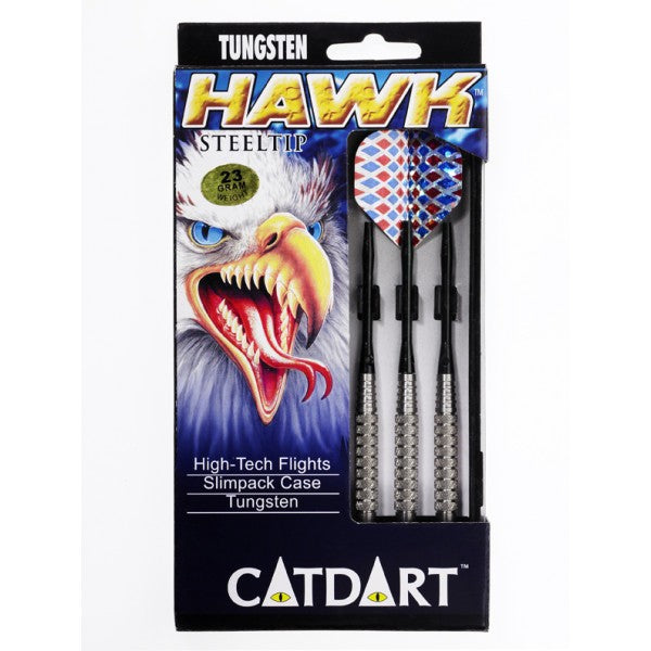 Dartpile Hawk – 25 g Steeltip, 3 stk. inkl. etui