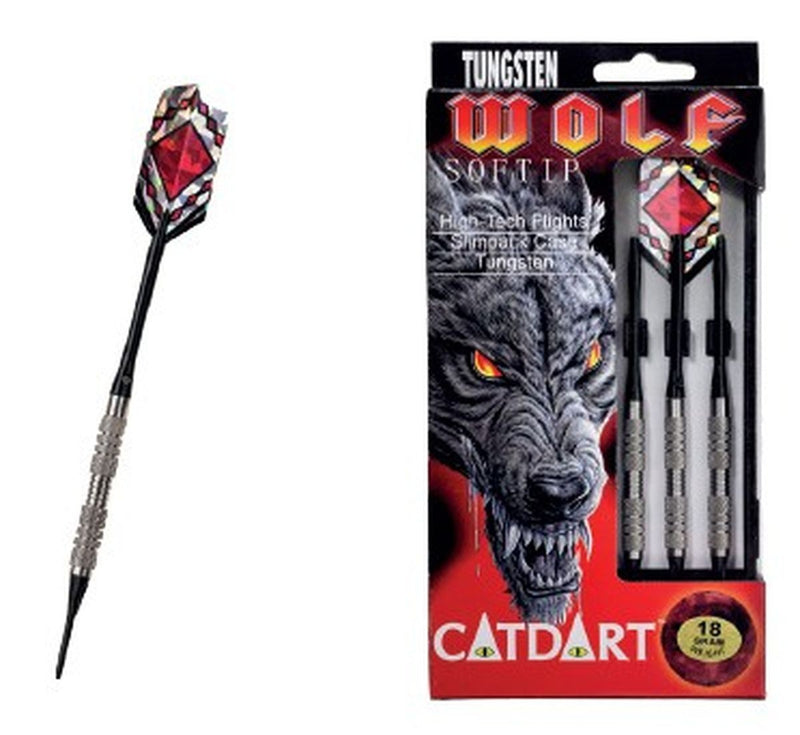 Dartpile Wolf – 18 g Softtip, 3 stk. inkl. etui
