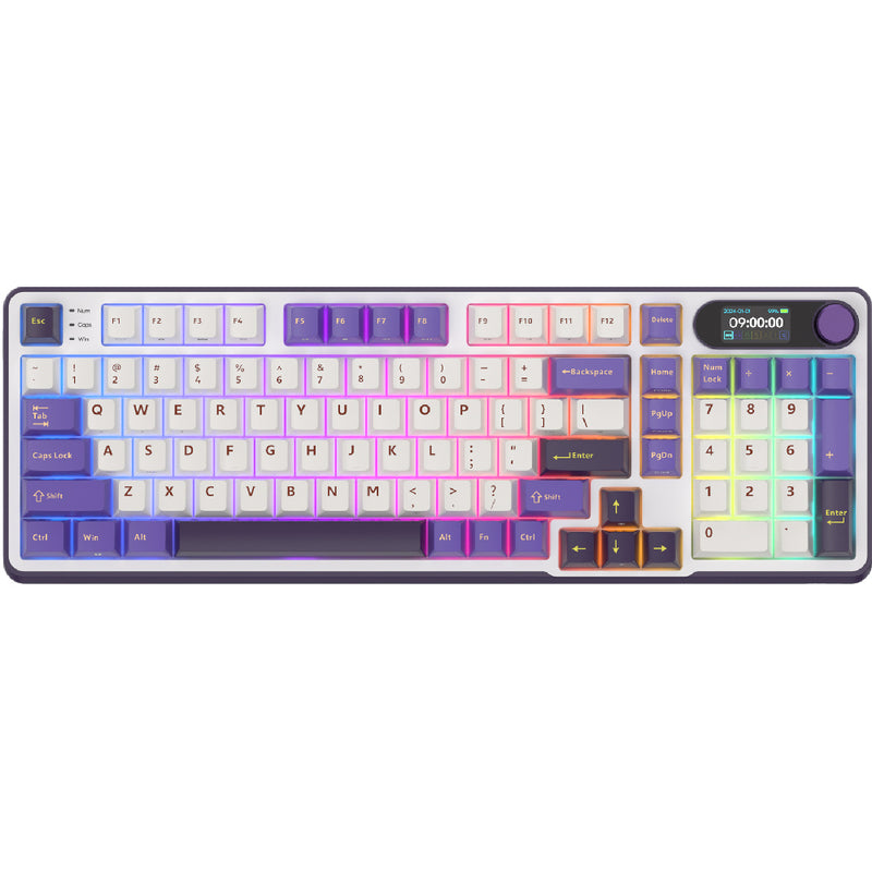 Royal Kludge S98 TFT taktil 98K Blackberry - RGB ANSI (ENG) trådløs