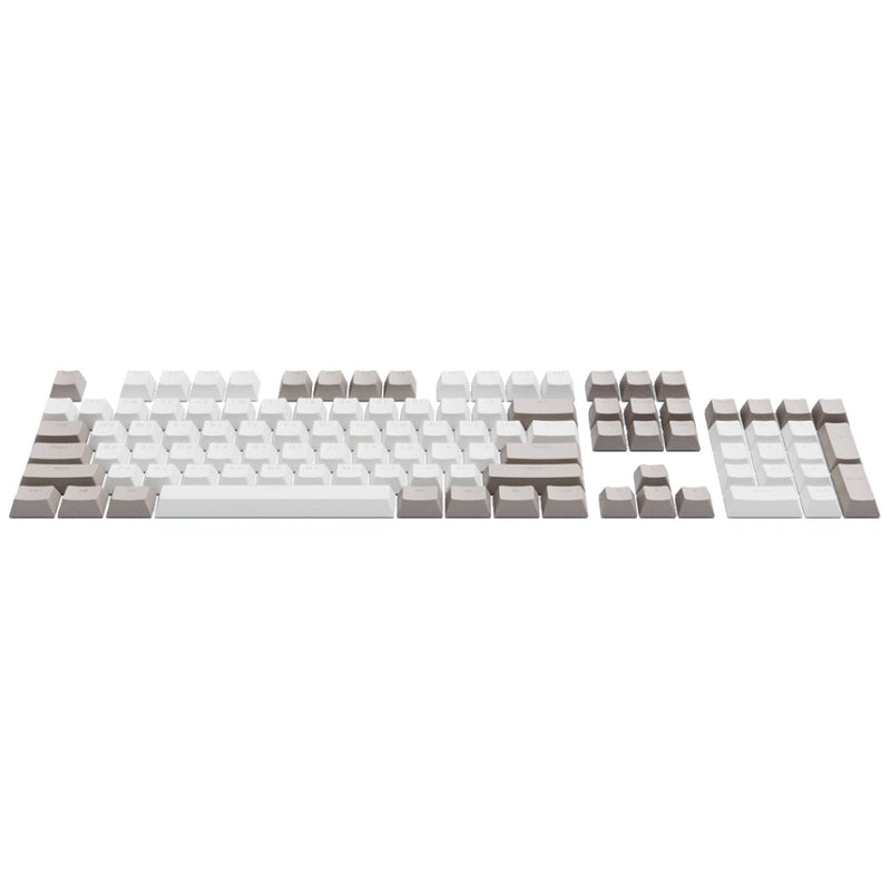 Dark Project KS-48 tastaturtaster (keycaps) PBT, ENG/RU/UA, grå/hvid