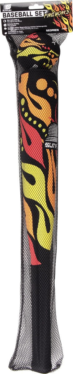 Baseball bat m/bold, blødt - Sunflex Sport