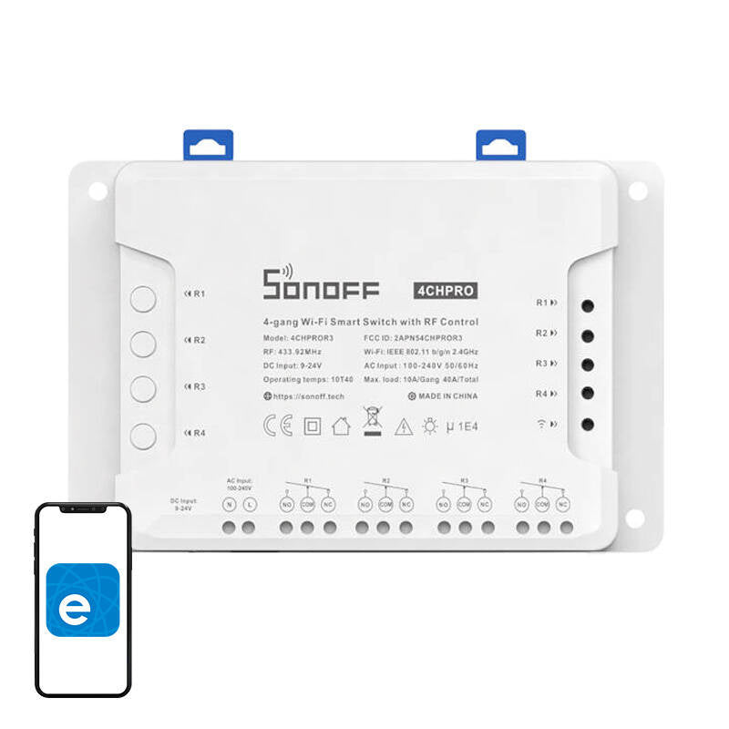 SONOFF 4CHPROR3 smart WiFi-kontakt