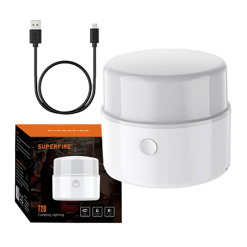 Superfire T20 campinglampe, 180lm, USB