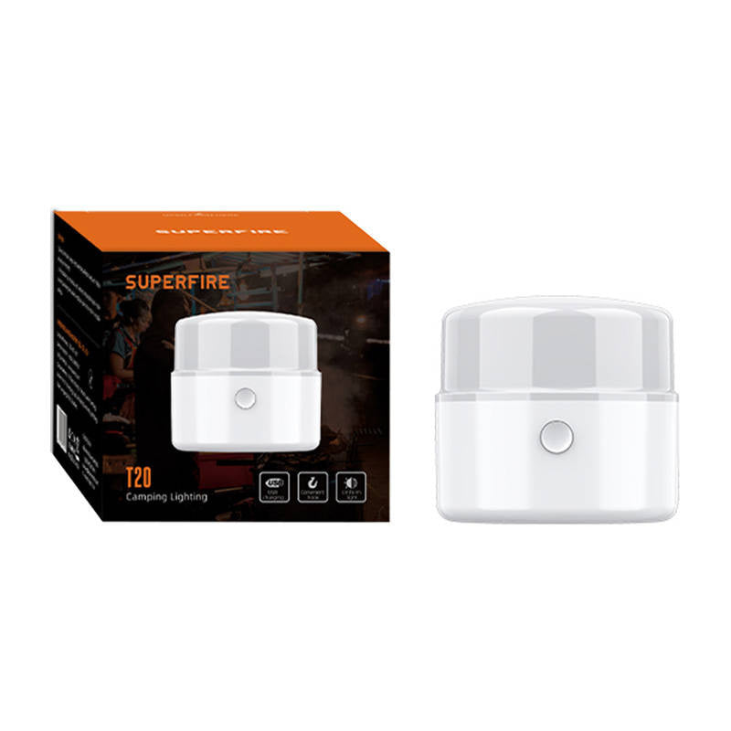 Superfire T20 campinglampe, 180lm, USB