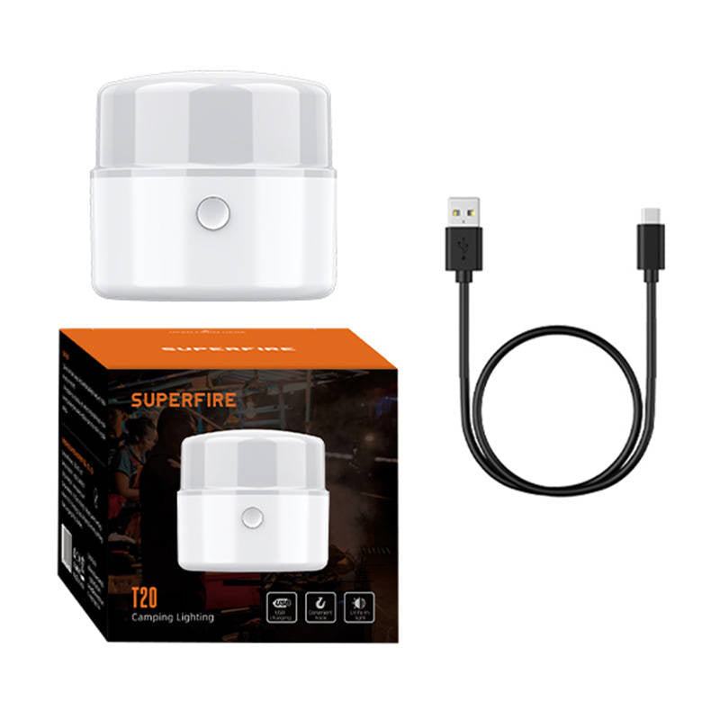 Superfire T20 campinglampe, 180lm, USB