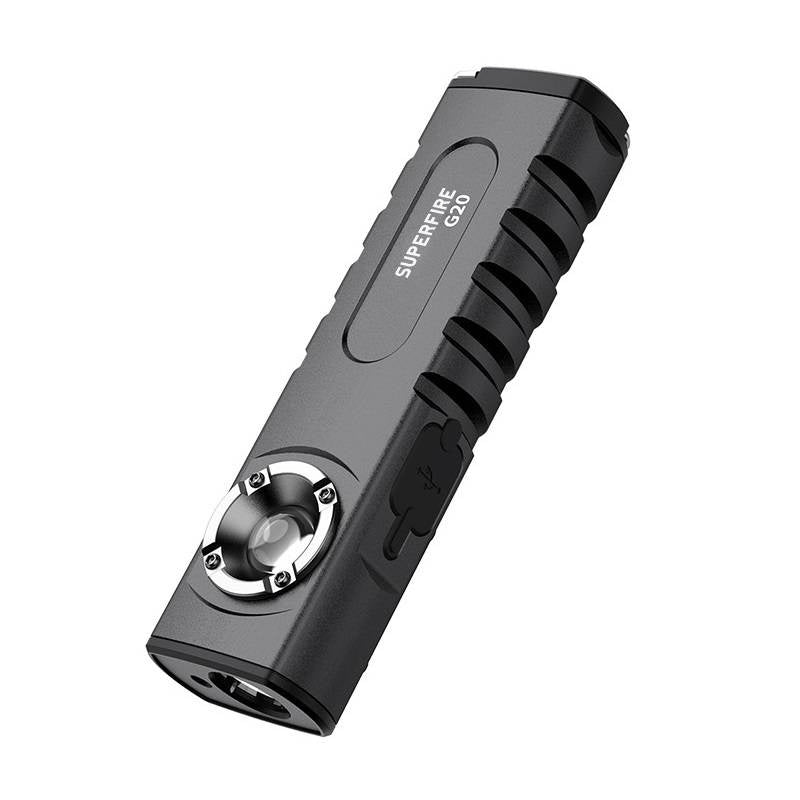 SuperFire G20 multifunktionslygte, 470lm, USB