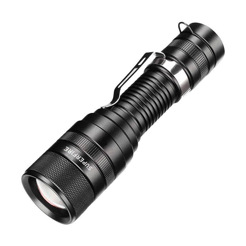 Superfire F5 lommelygte, 1100lm, USB