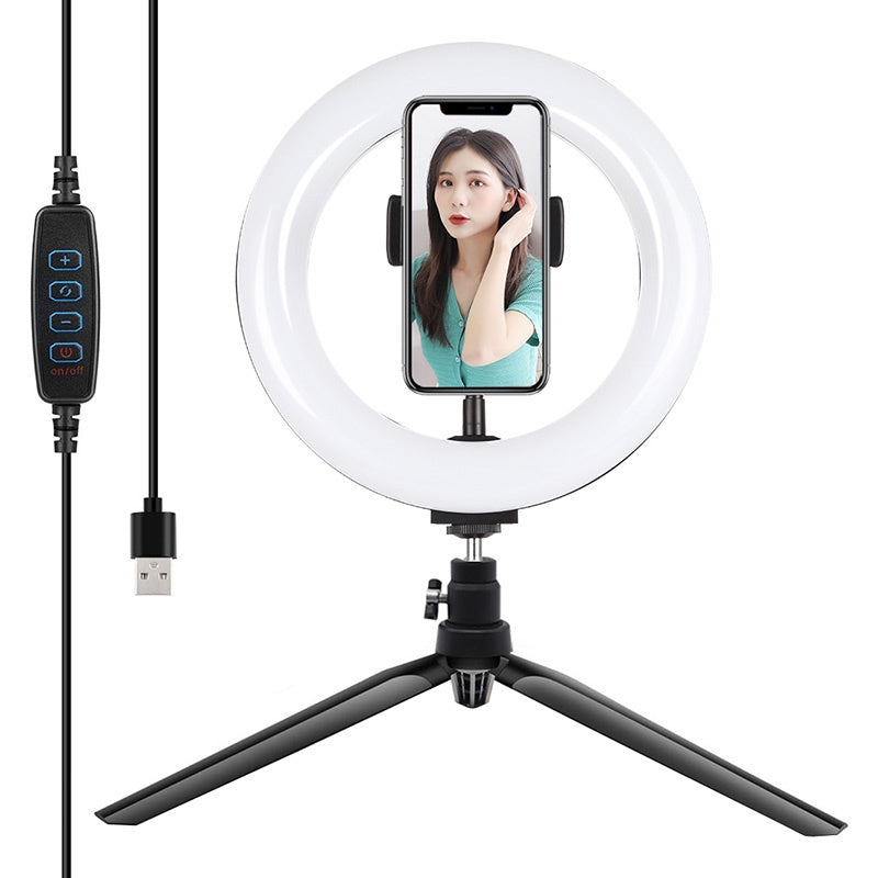 Puluz stativholder med 20cm LED-ring til vlogging PKT3073B