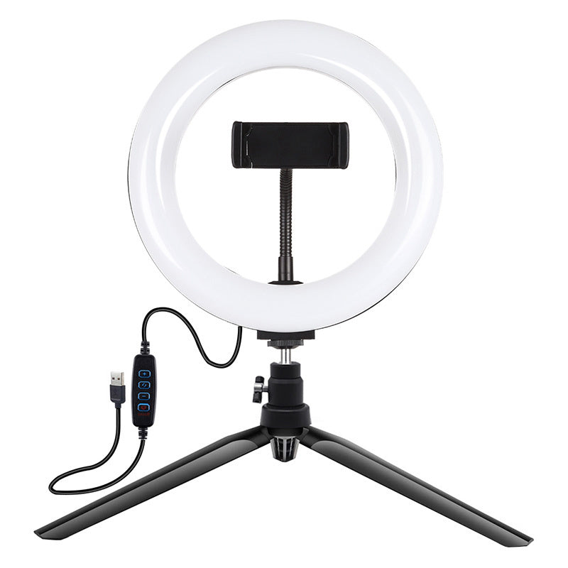 Puluz stativholder med 20cm LED-ring til vlogging PKT3073B