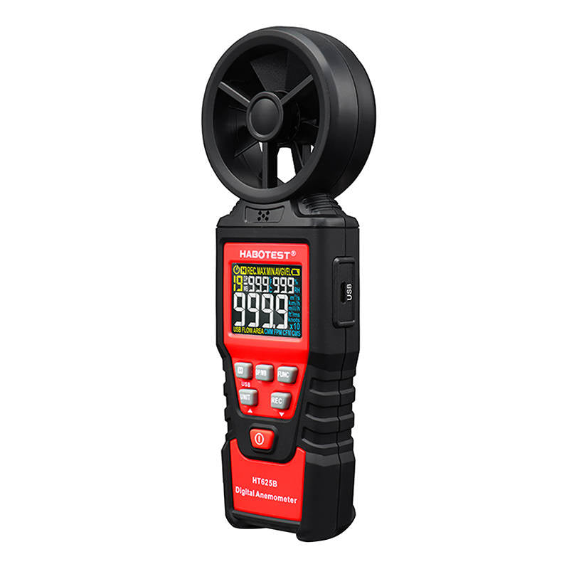 Habotest HT625B digitalt anemometer, USB