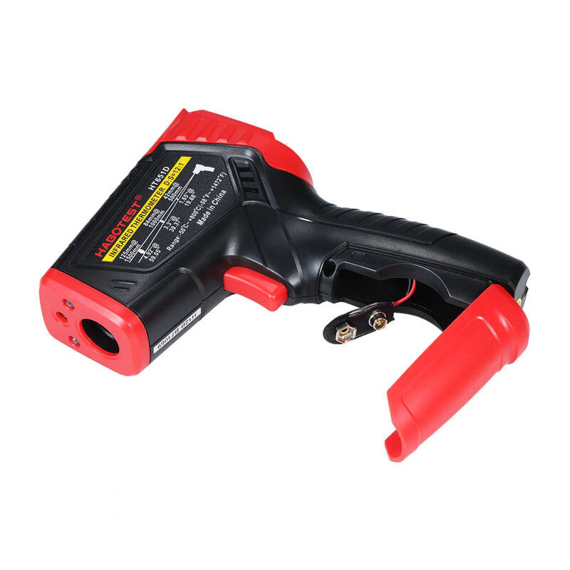 Habotest HT651D digitalt laserpyrometer, fugtmåler