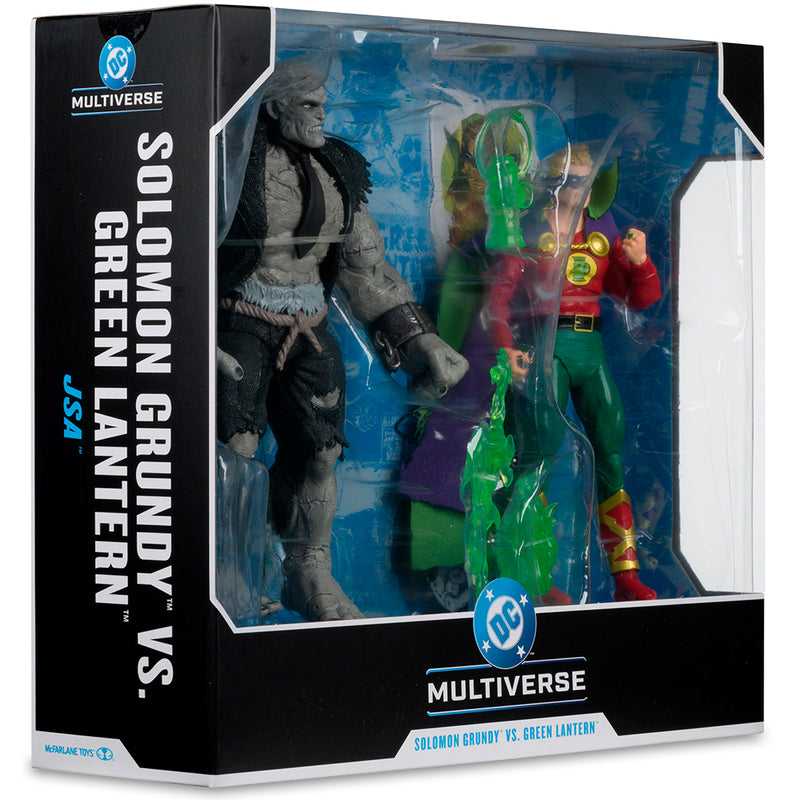 DC Multiverse Solomon Grundy vs Green Lantern (JSA) 7 tommer figur og megafigur, 2-pak McFarlane Toys