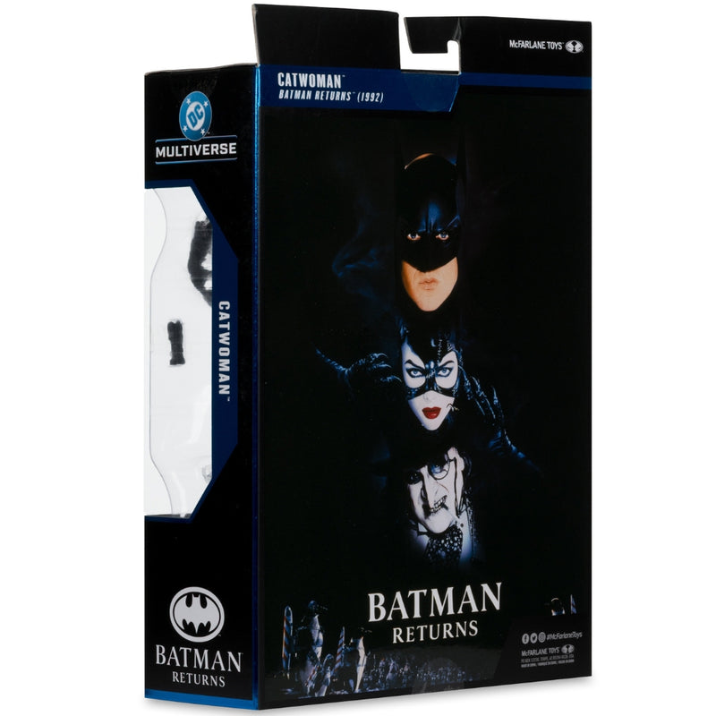 DC Multiverse Battle Damaged Catwoman (Batman Returns) 7 tommer actionfigur Deluxe Theatrical Edition McFarlane Toys