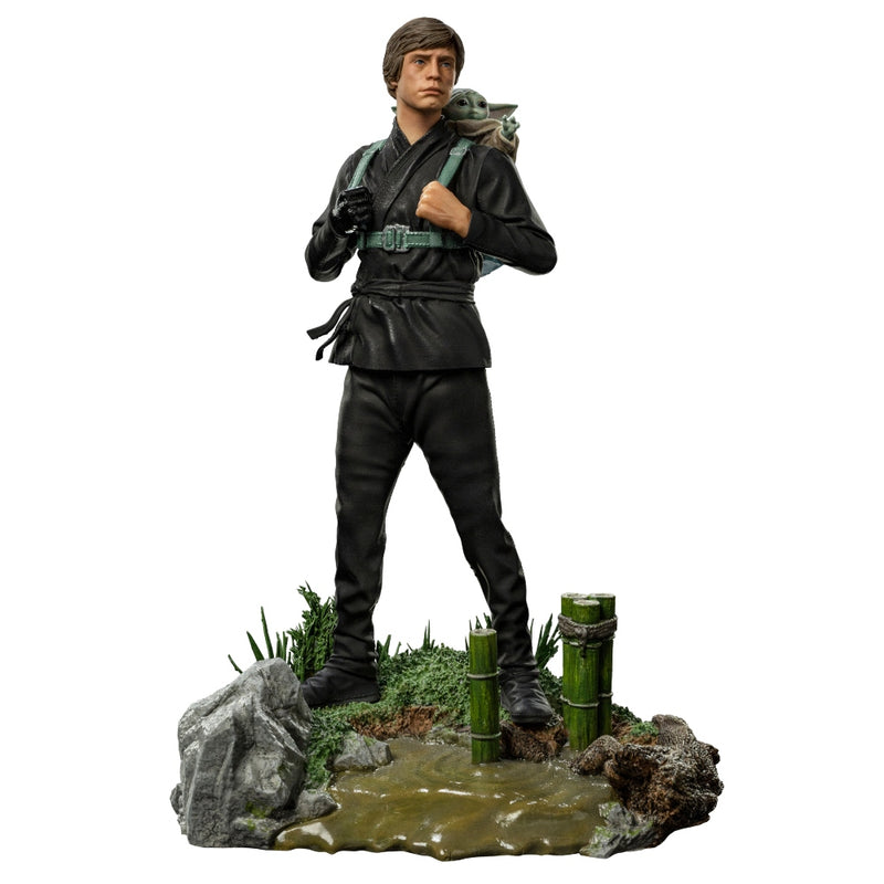 Iron Studios The Book of Boba Fett - Luke Skywalker and Grogu Training statue Art Scale 1/10