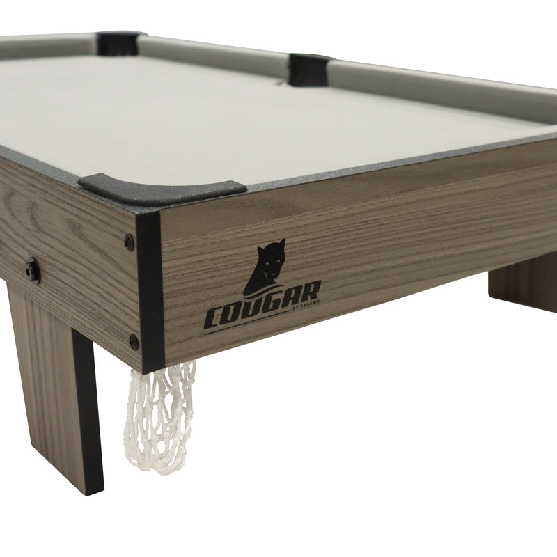 Cougar Poolbord Mini 3 ft Eg/Grå