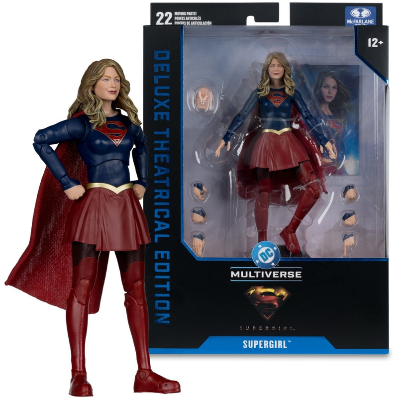 DC Multiverse Supergirl (TV Show) 7 tommer actionfigur McFarlane Deluxe Theatrical Edition