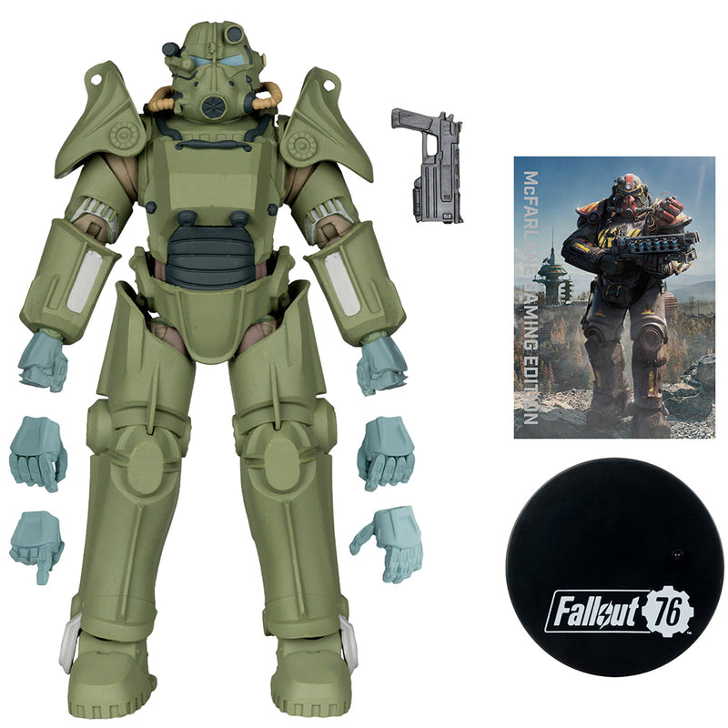FALLOUT GAMING T-45 MILITARY ARMOR 7 tommer deluxe actionfigur McFarlane Toys (CHASE)