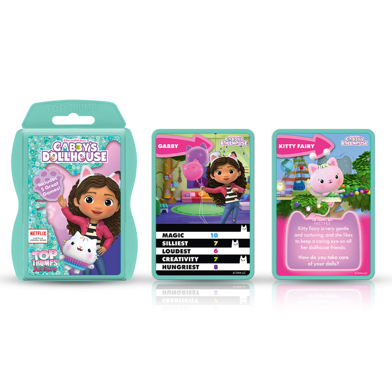 Winning Moves Gabby's Dollhouse - Top Trumps Junior kortspil engelsk