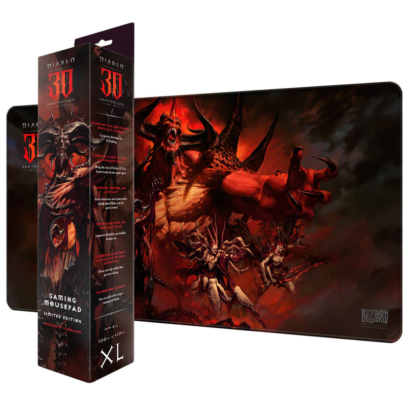 Diablo 30 Anniversary: 1996-2026, musemåtte, XL