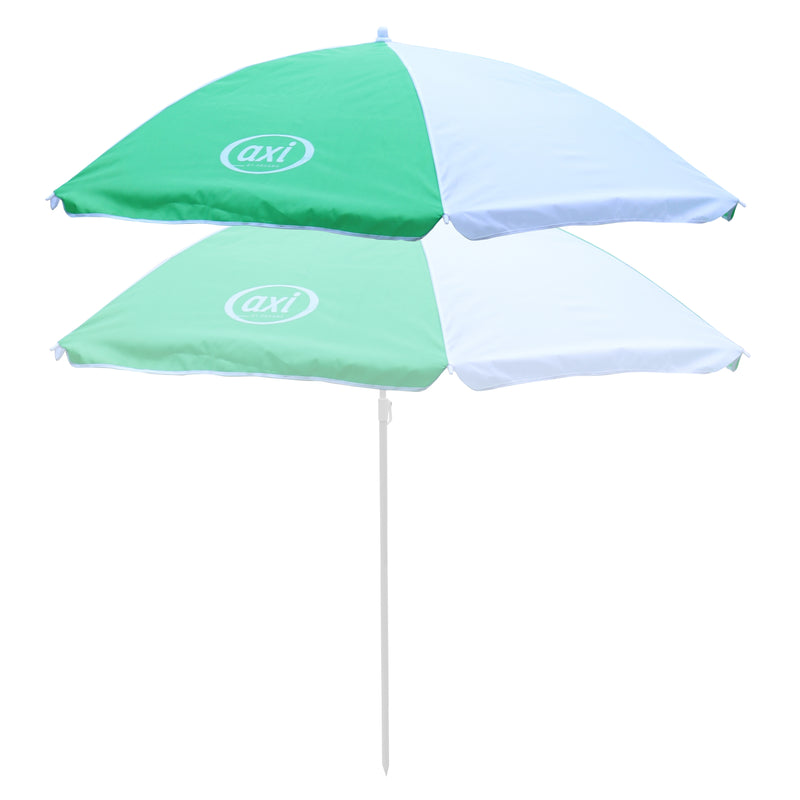 AXI Parasol Ø125 cm - Grøn/Hvid