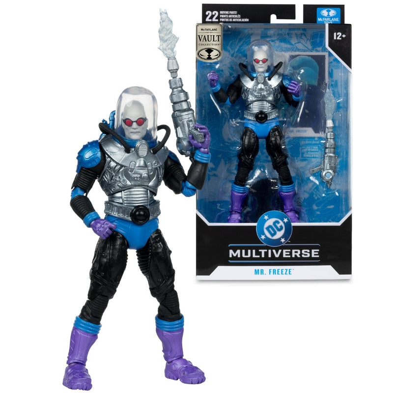 DC Multiverse Mr. Freeze McFarlane Vault 7 tommer actionfigur