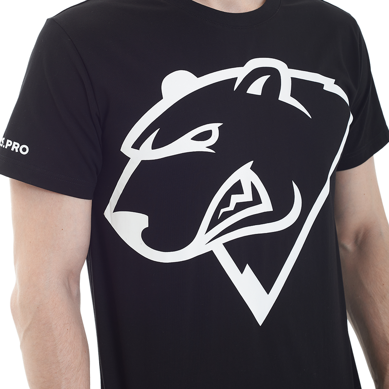 Virtus.pro T-shirt med bjørn, sort