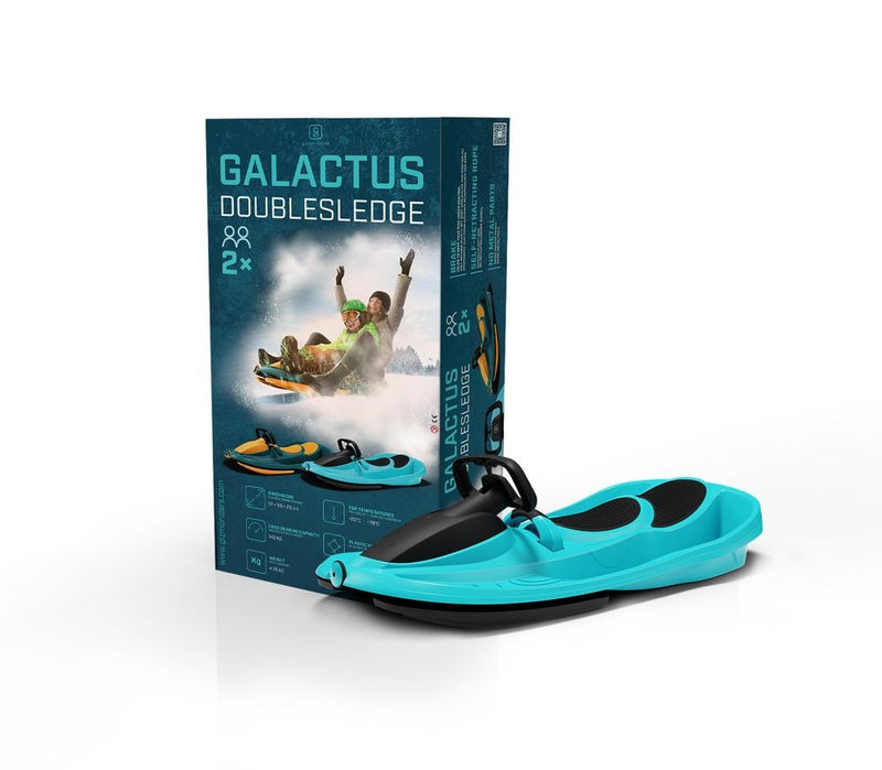 Galactus Double Bobslæde med Rat - Polar blue