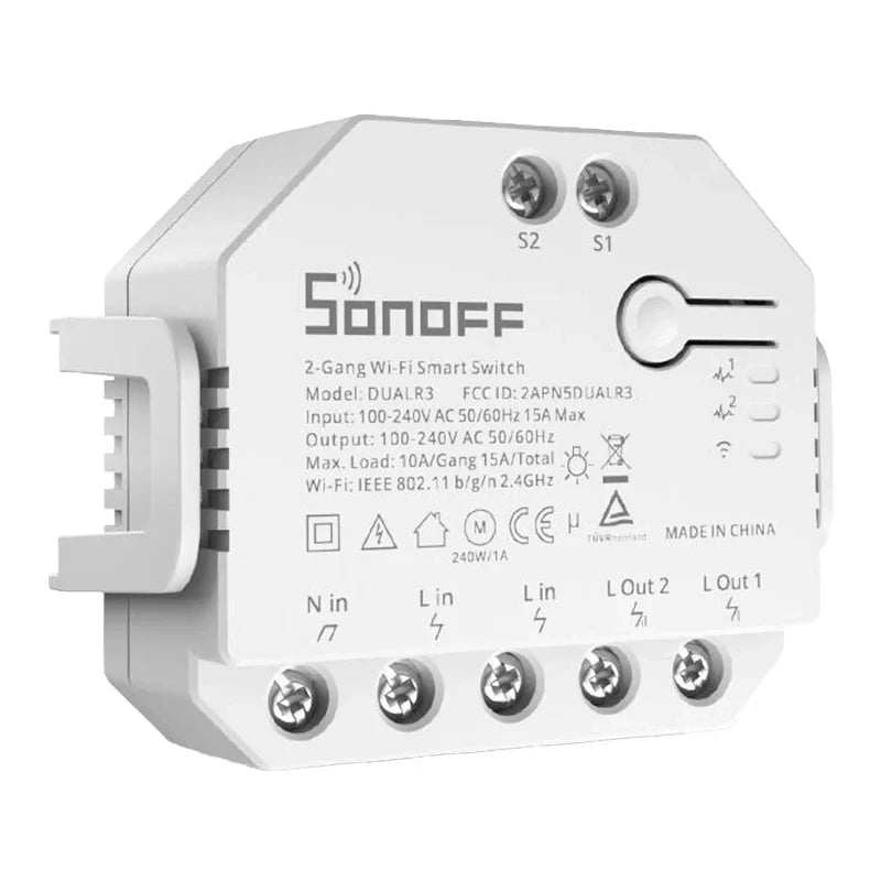 Sonoff Dual R3 smart WiFi-kontakt