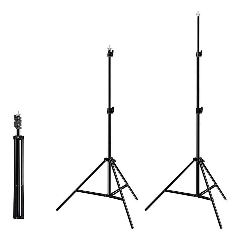 Puluz 2x3m monteringssæt/stativ til fotobaggrund + 3 fotobaggrunde PKT5205