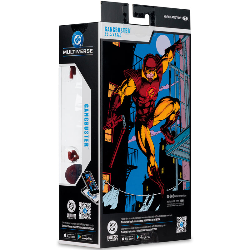 DC Multiverse Gangbuster (DC Classic) 7 tommer actionfigur McFarlane Toys Red Platinum Edition