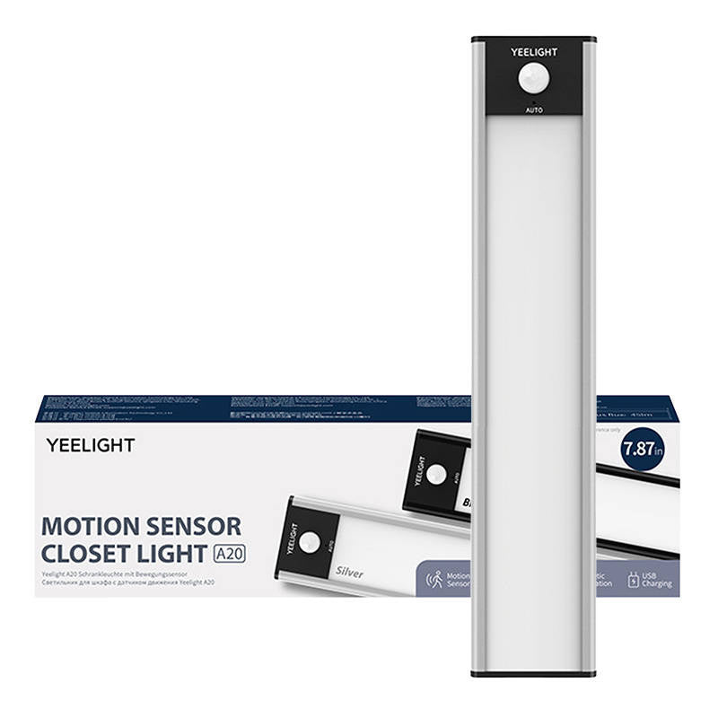 Yeelight skabslampe sølv 20cm 2700K