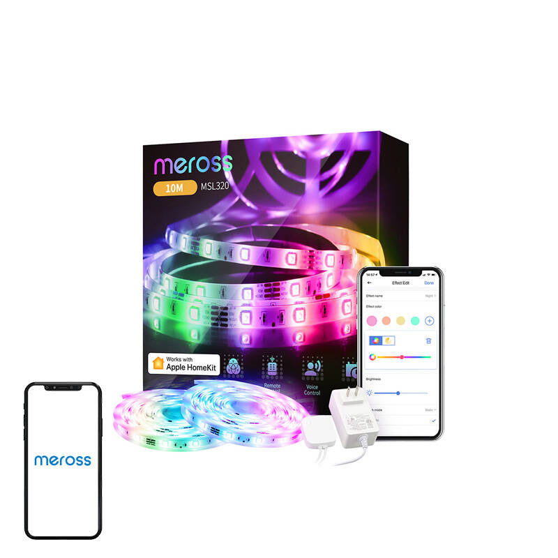 Meross MSL320 smart Wi-Fi-lysbånd (HomeKit)