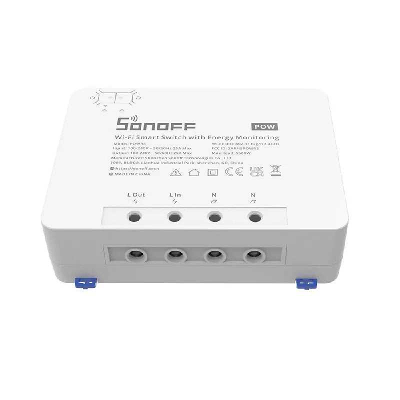 Sonoff POWR3 smart WiFi-kontakt med strømmålingsfunktion