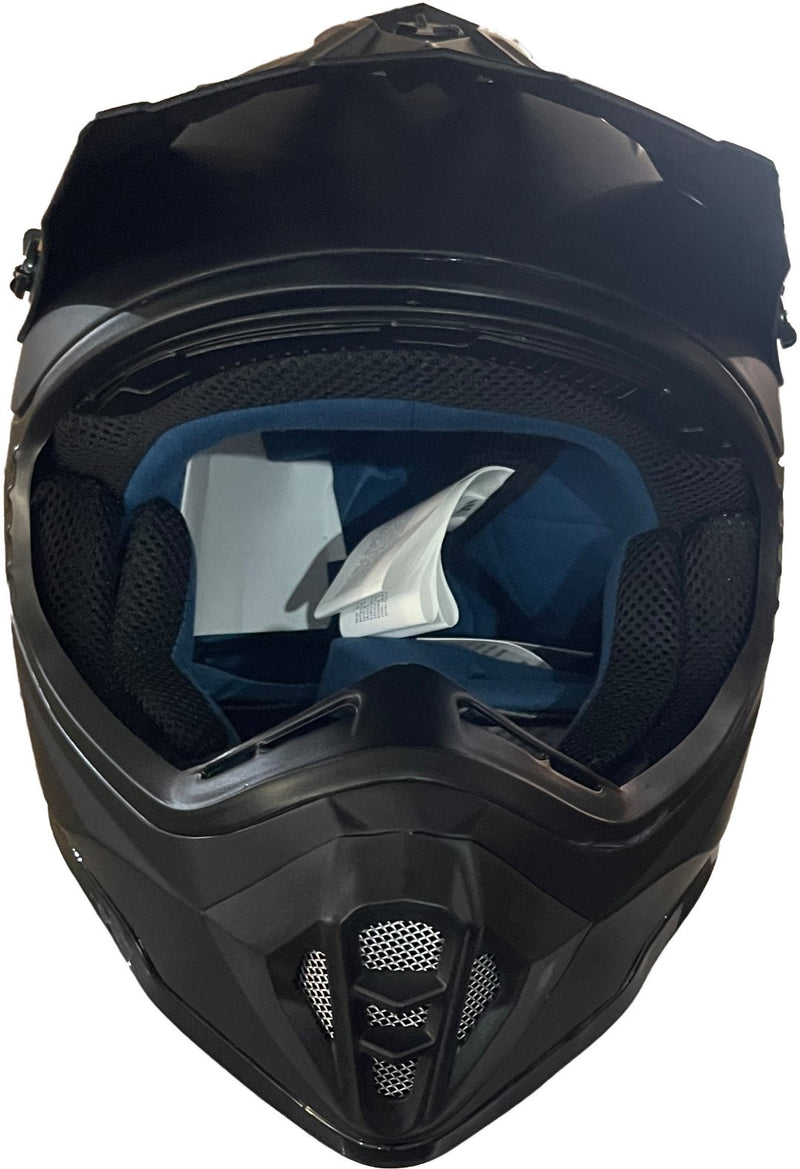 Crosser Hjelm Mat Sort