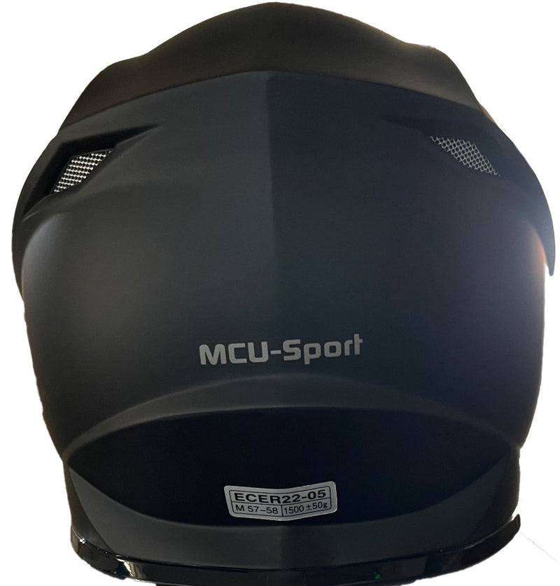 Crosser Hjelm Mat Sort