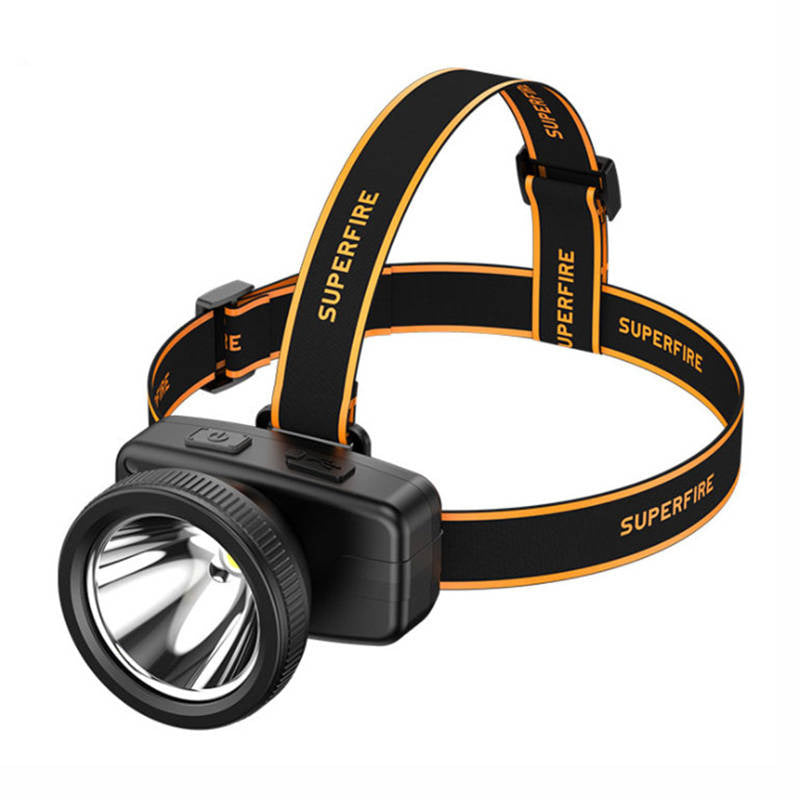Superfire HL55 pandelampe, 150 lm, USB-C, 4 tilstande, 270 m
