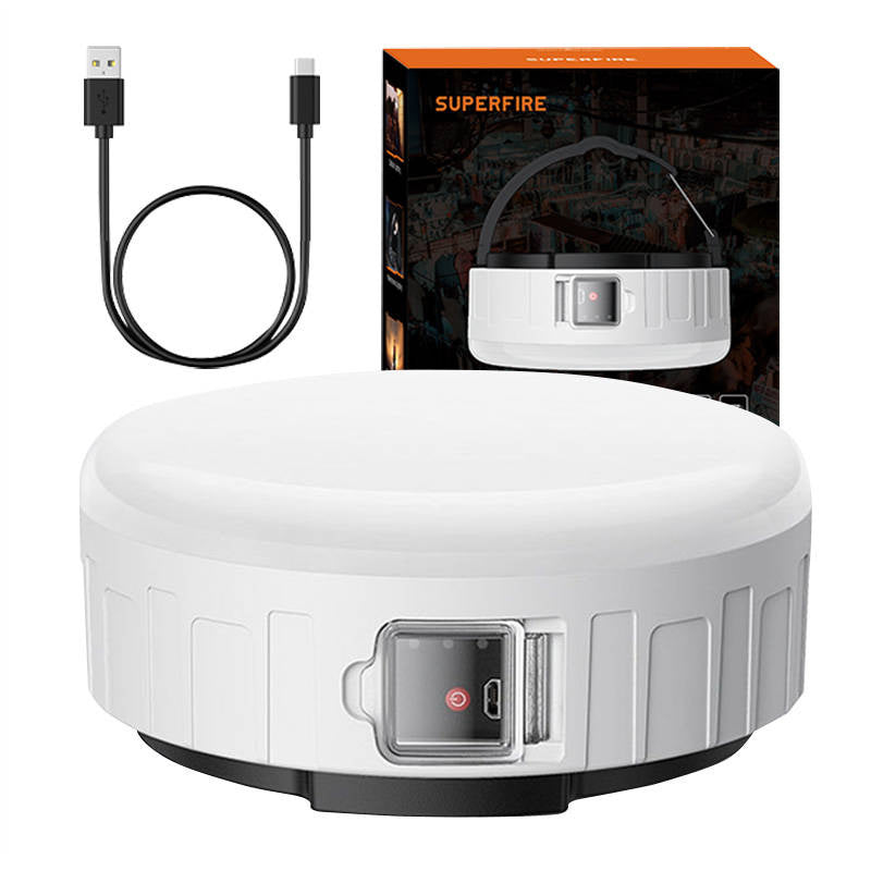 Superfire T25 campinglampe, 400 lm, USB, 3 tilstande
